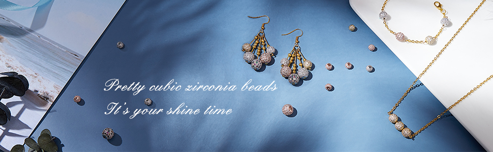 Cubic Zirconia Beads